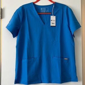 Figs blue limited edition top